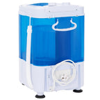vidaXL Mini-Waschmaschine mit Schleuder und 1 Kammer 2,6 kg