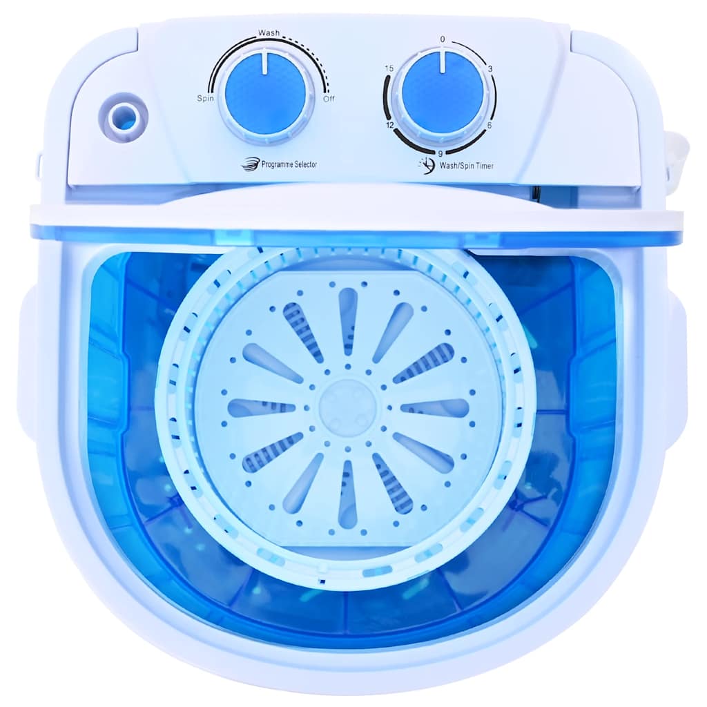 vidaXL Mini-Waschmaschine mit Schleuder und 1 Kammer 2,6 kg