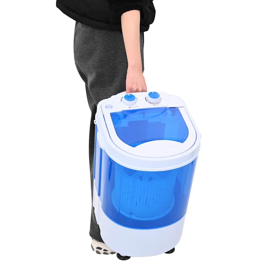 vidaXL Mini-Waschmaschine mit Schleuder und 1 Kammer 2,6 kg