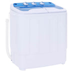 vidaXL Mini-Waschmaschine mit Schleuder und 2 Kammern 5,6 kg