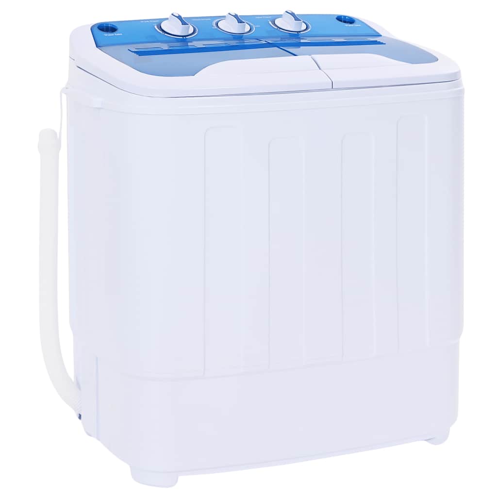 vidaXL Mini-Waschmaschine mit Schleuder und 2 Kammern 5,6 kg