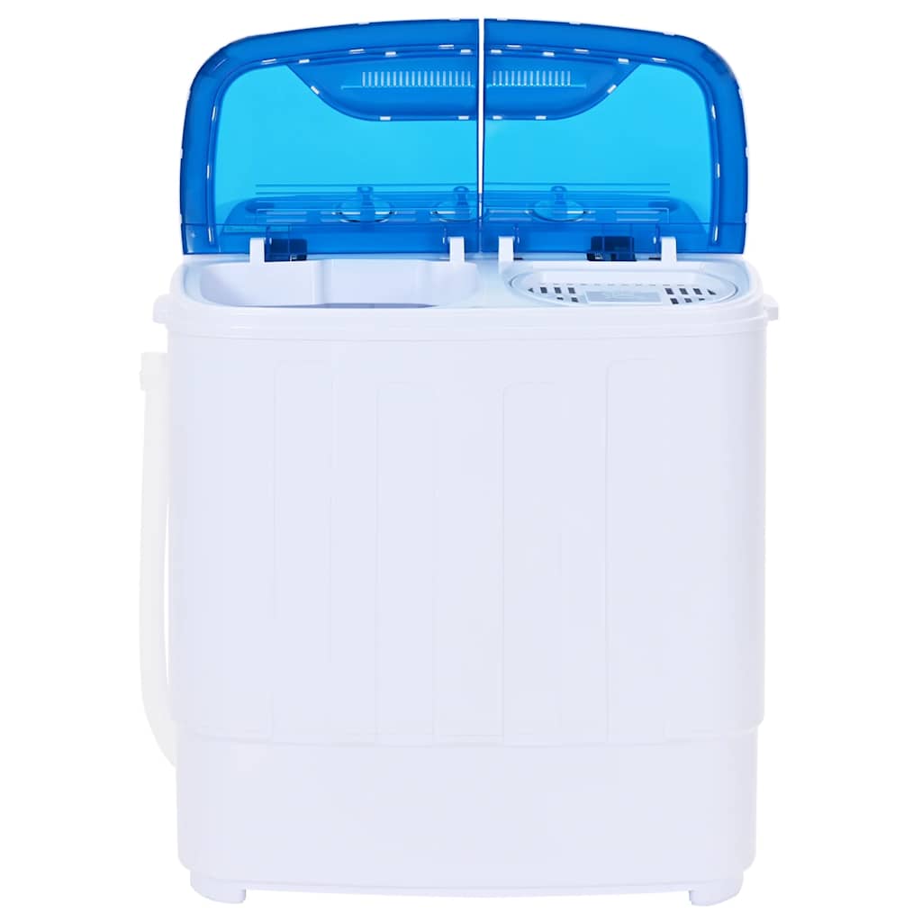 vidaXL Mini-Waschmaschine mit Schleuder und 2 Kammern 5,6 kg