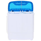 vidaXL Mini-Waschmaschine mit Schleuder und 2 Kammern 5,6 kg