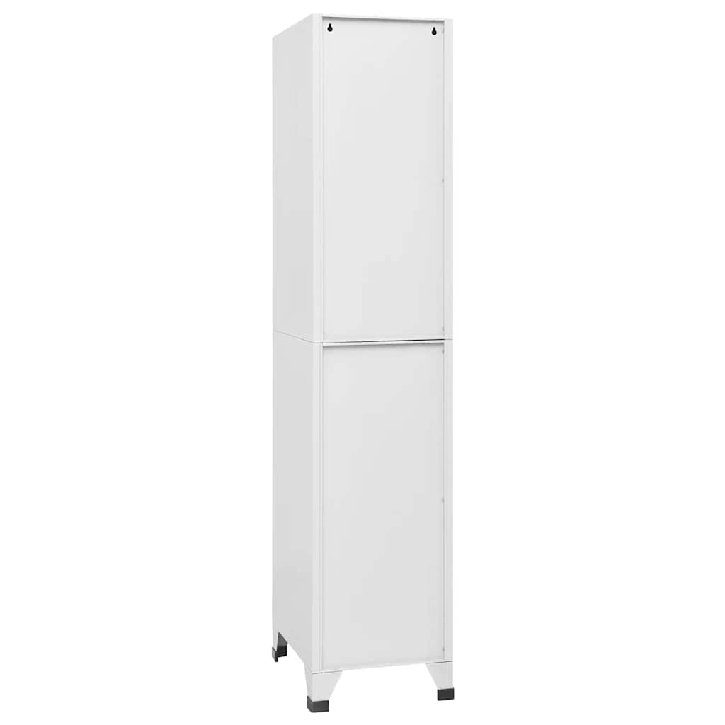 vidaXL Schließfachschrank mit 3 Fächern 38x45x180 cm