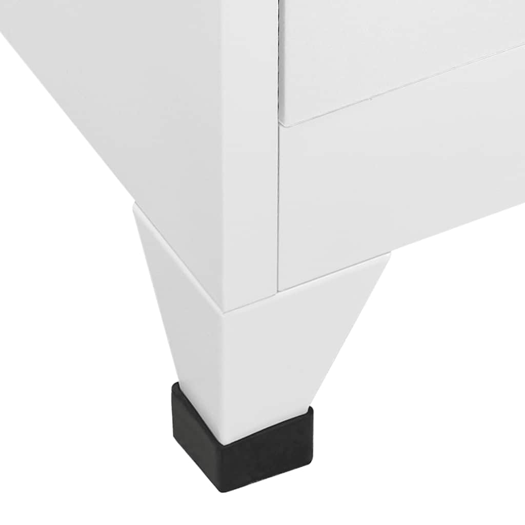vidaXL Schließfachschrank mit 3 Fächern 38x45x180 cm