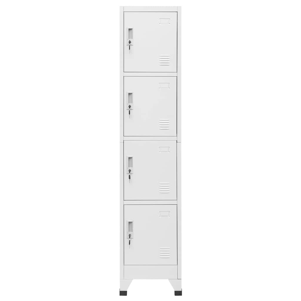 vidaXL Schließfachschrank mit 4 Fächern 38x45x180 cm