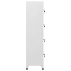 vidaXL Schließfachschrank mit 4 Fächern 38x45x180 cm
