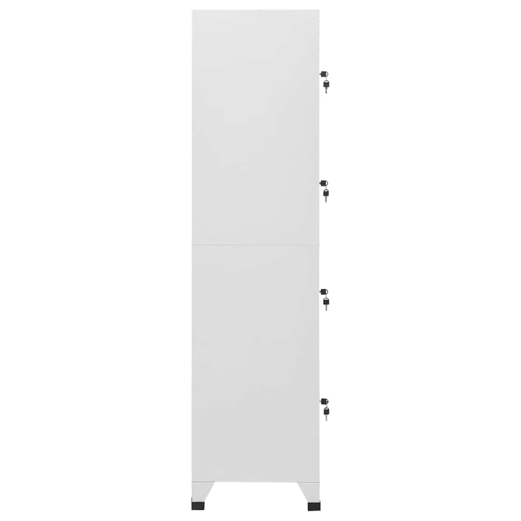 vidaXL Schließfachschrank mit 4 Fächern 38x45x180 cm