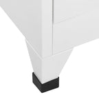 vidaXL Schließfachschrank mit 12 Fächern 90x45x180 cm