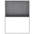 vidaXL Insektenschutz-Plissee für Fenster Aluminium 60 x 80 cm