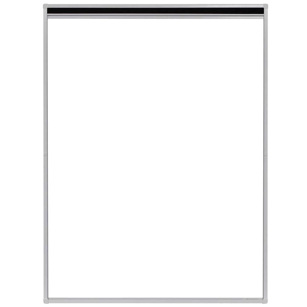 vidaXL Insektenschutz-Plissee für Fenster Aluminium 60 x 80 cm