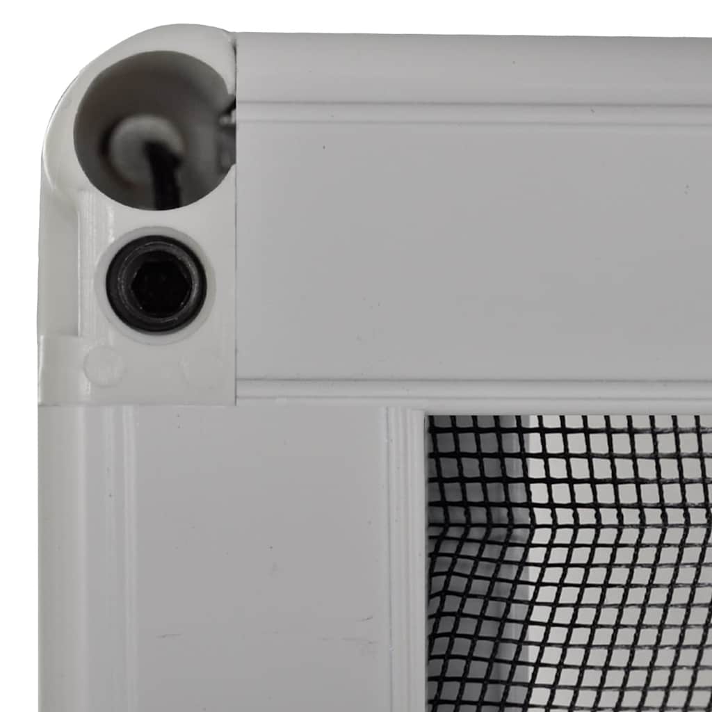 vidaXL Insektenschutz-Plissee für Fenster Aluminium 60 x 80 cm
