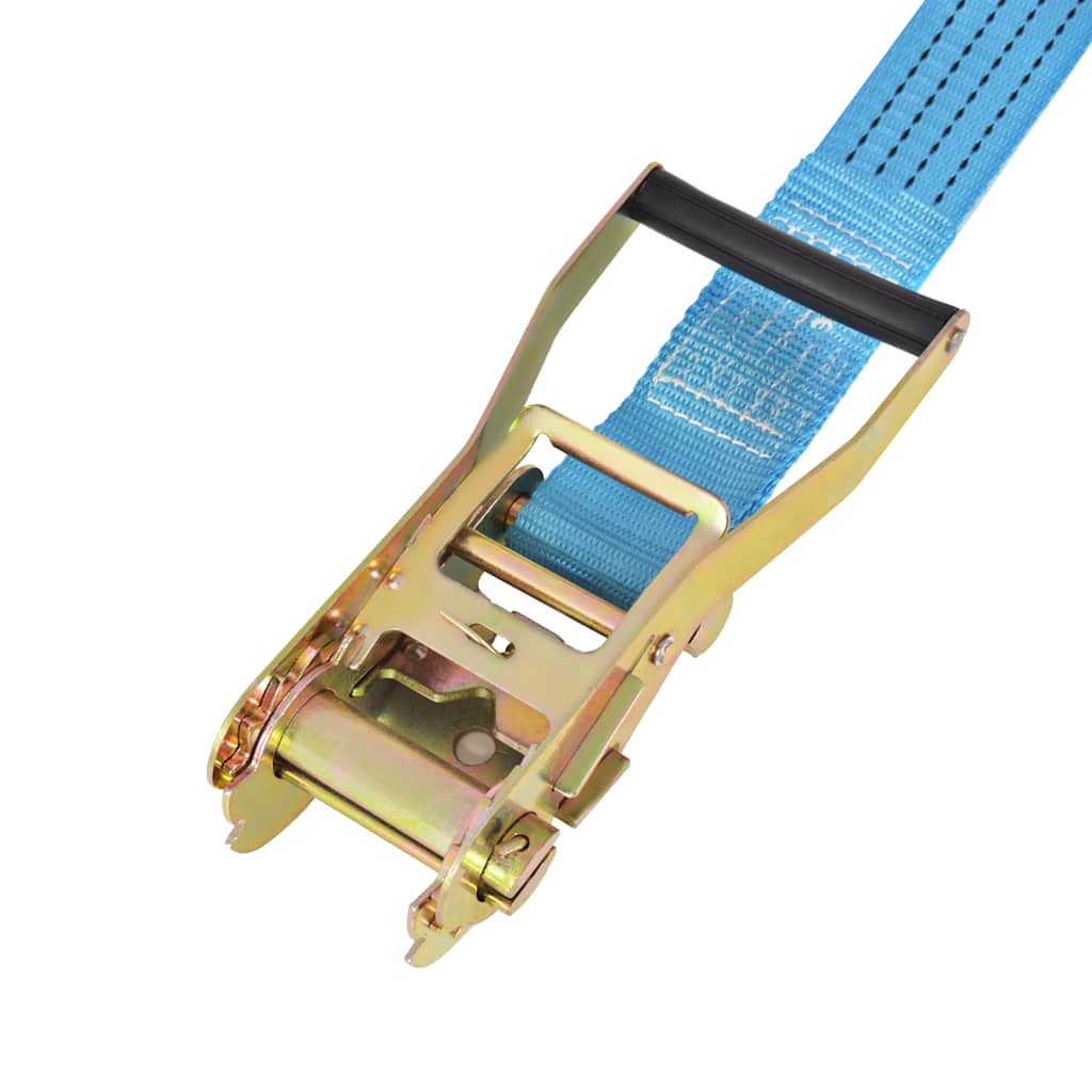 vidaXL Ratschen-Spanngurte 4 Stk. 4 Tonnen 8m×50mm Blau