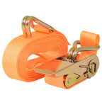 vidaXL Ratschen-Spanngurte 10 Stk. 0,4 Tonnen 6m×25 mm Orange