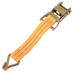 vidaXL Ratschen-Spanngurte 4 Stk. 1 Tonne 6m×38mm Orange