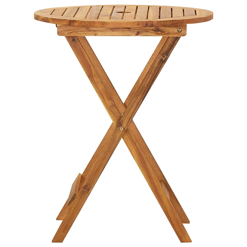 vidaXL 3-tlg. Bistro-Set Klappbar Massivholz Akazie