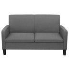 vidaXL 2-Sitzersofa 135 x 65 x76 cm Hellgrau