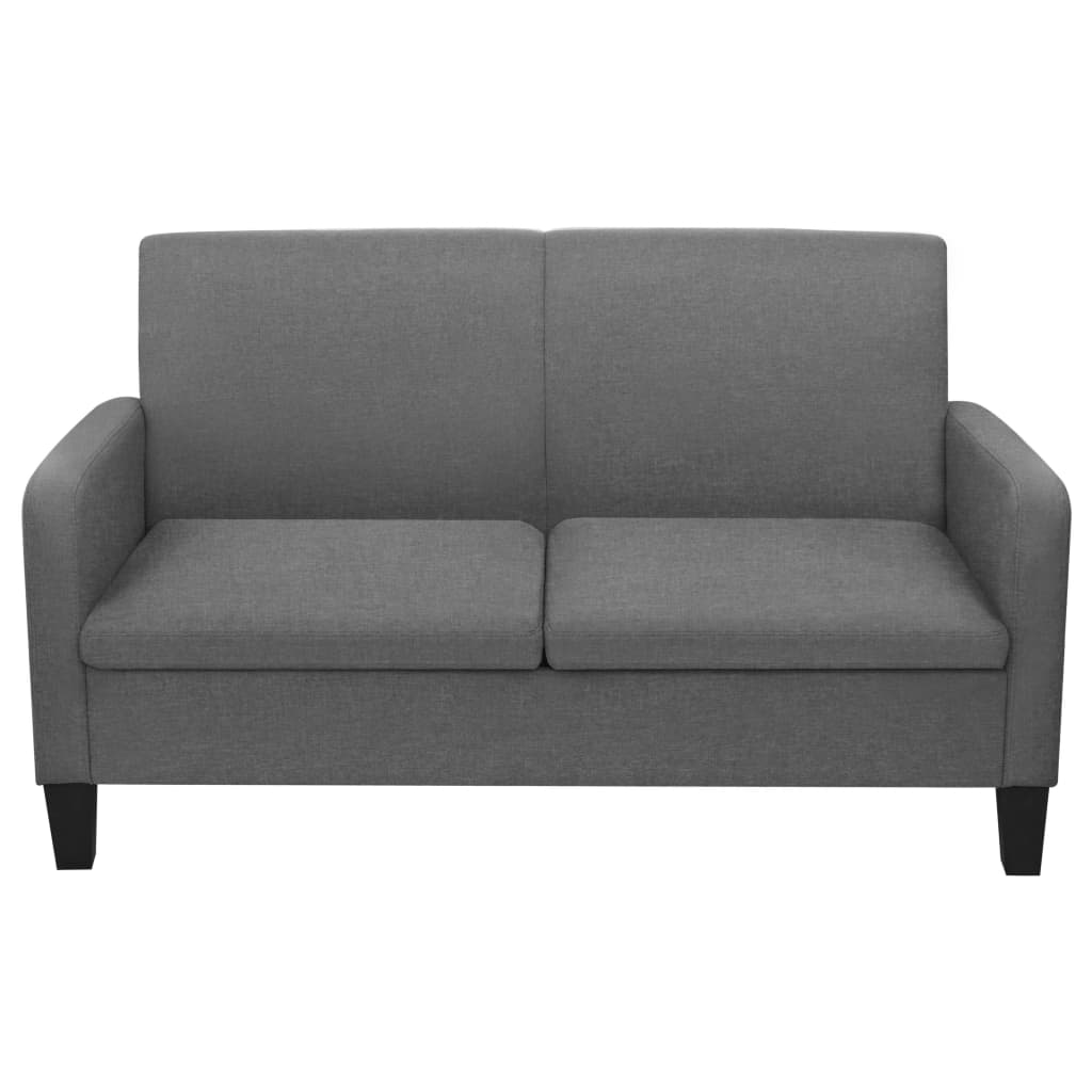 vidaXL 2-Sitzersofa 135 x 65 x76 cm Hellgrau