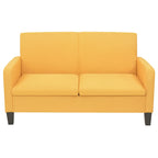 vidaXL Sofa 2-Sitzer 135x65x76 cm Gelb
