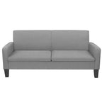 vidaXL Sofa 3-Sitzer 180x65x76 cm Hellgrau