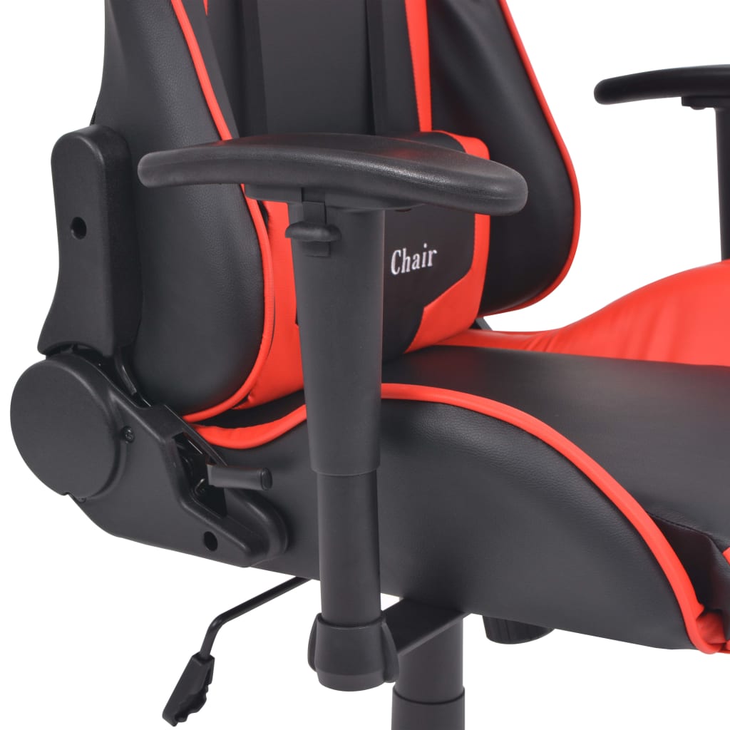 vidaXL Bürostuhl Gaming-Stuhl Neigbar Kunstleder Rot