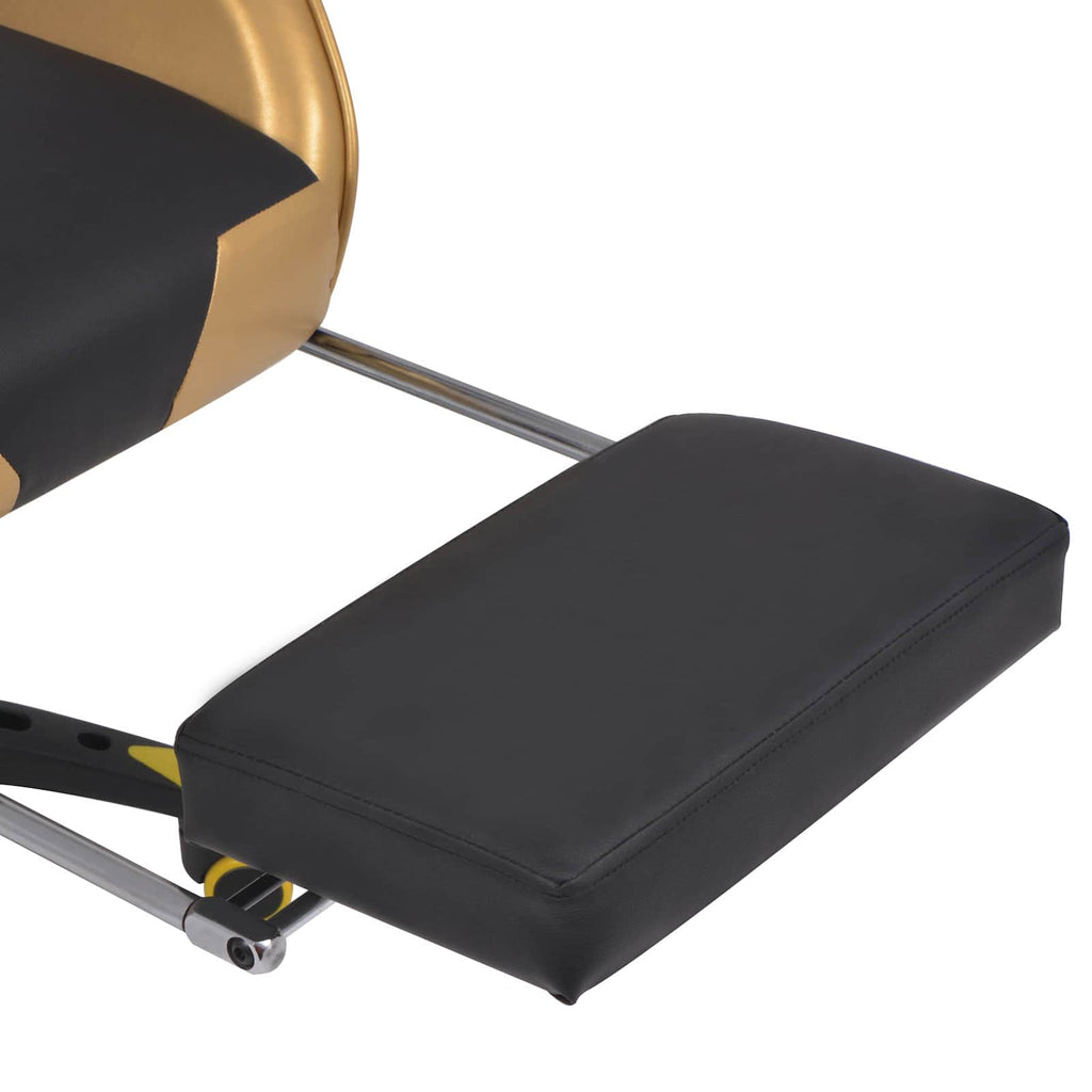 vidaXL Gaming Stuhl Gold 70 x 71 x 136 cm Kunstleder