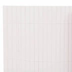 vidaXL Gartenzaun Doppelseitig 90 x 300 cm Weiß