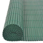 vidaXL Gartenzaun Doppelseitig PVC 90x300 cm Grün