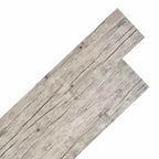 vidaXL Bodenplanken 18 pcs Grau 5,26 m² PVC