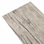 vidaXL Bodenplanken 18 pcs Grau 5,26 m² PVC