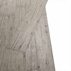 vidaXL Bodenplanken 18 pcs Grau 5,26 m² PVC