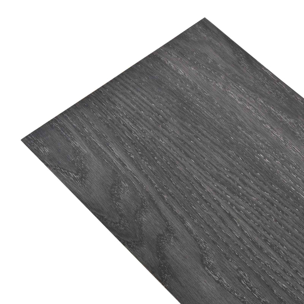 vidaXL Bodenplanken 18 pcs Schwarz und Weiß 5,26 m² PVC
