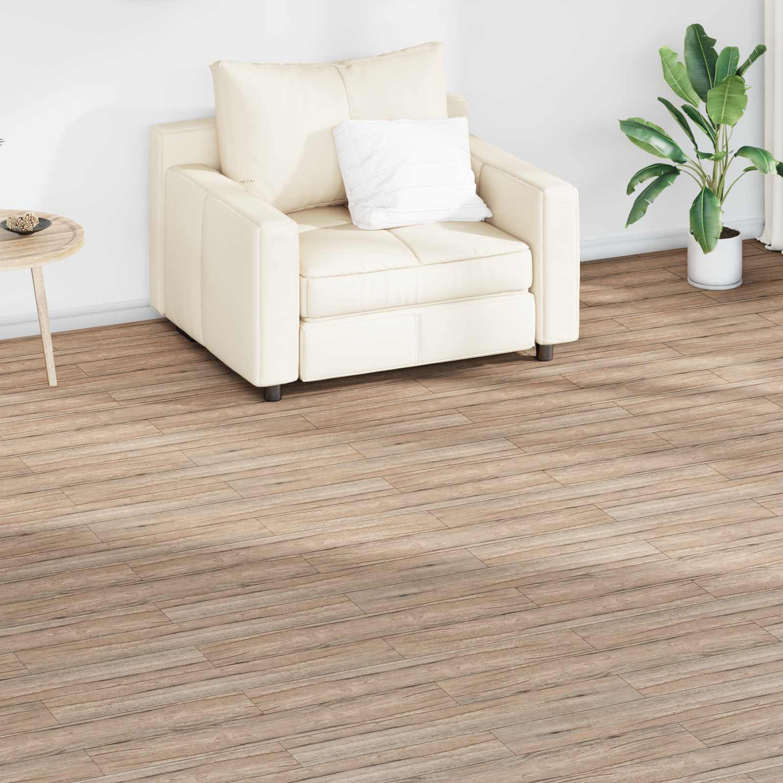 vidaXL Bodenplanken 36 pcs Eichenbraun 5,02 m² PVC