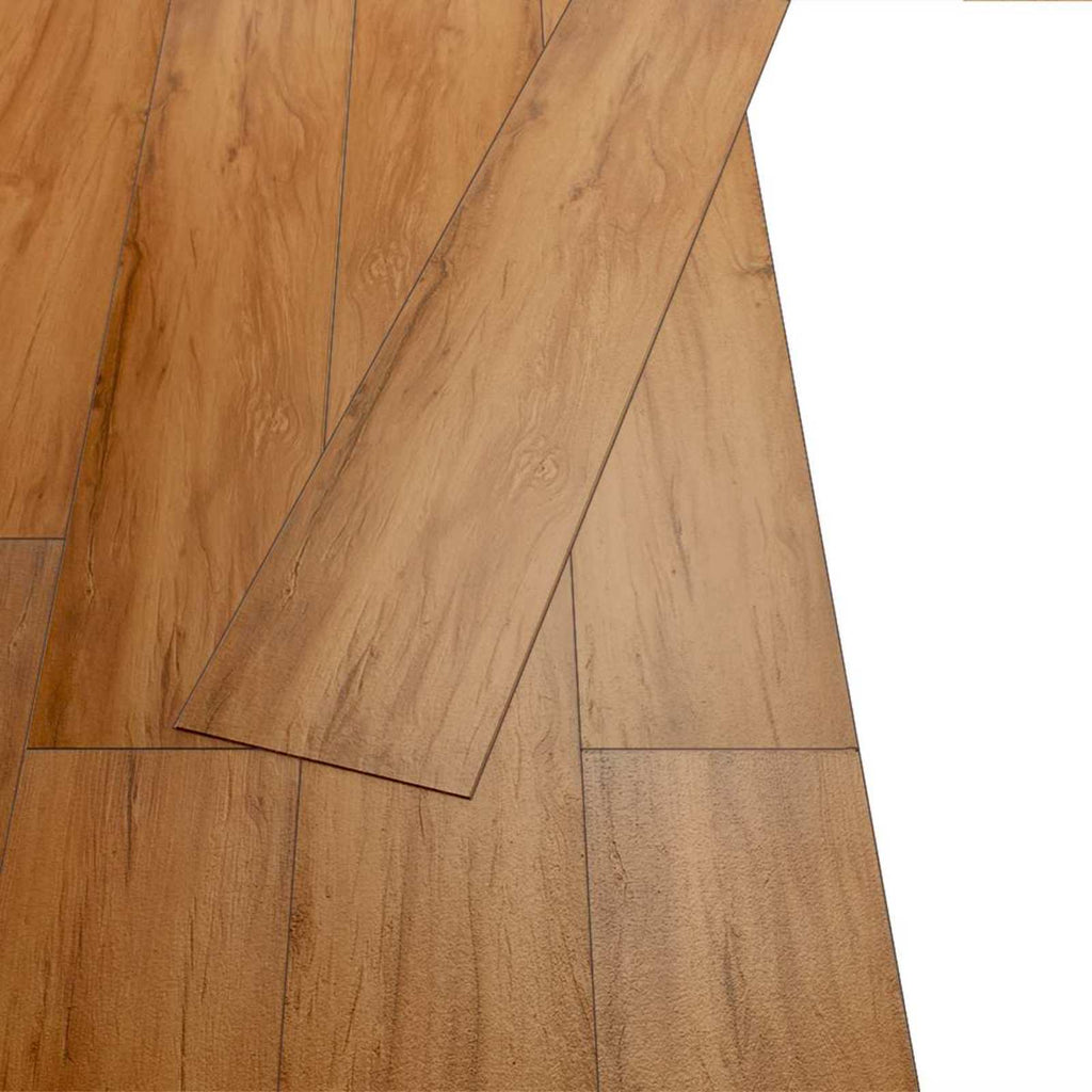 vidaXL Bodenplanken 36 pcs Natur 5,02 m² PVC