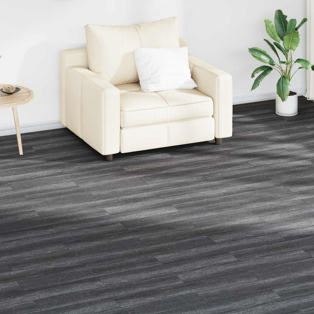 vidaXL Bodenplanken 36 pcs Schwarz und Weiß 5,02 m² PVC