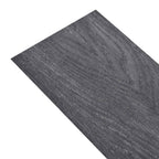 vidaXL Bodenplanken 36 pcs Schwarz und Weiß 5,02 m² PVC