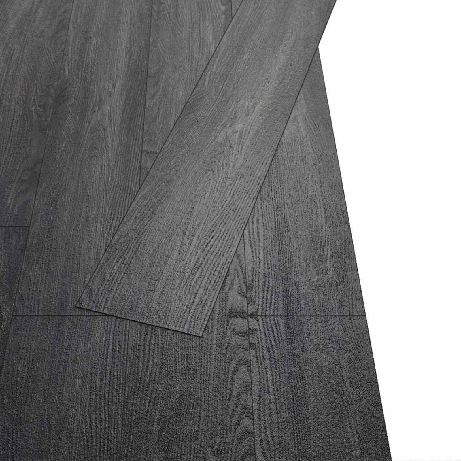 vidaXL Bodenplanken 36 pcs Schwarz und Weiß 5,02 m² PVC