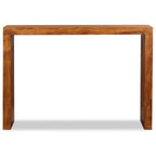 vidaXL Konsolentisch Massivholz mit Honigfarbener Politur 110x40x76 cm