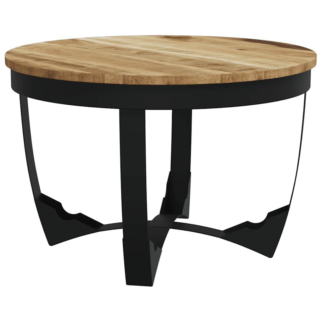 vidaXL Couchtisch Raues Massivholz Mango 60x40 cm
