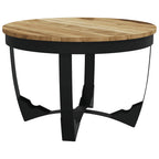 vidaXL Couchtisch Raues Massivholz Mango 60x40 cm