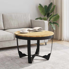 vidaXL Couchtisch Raues Massivholz Mango 60x40 cm