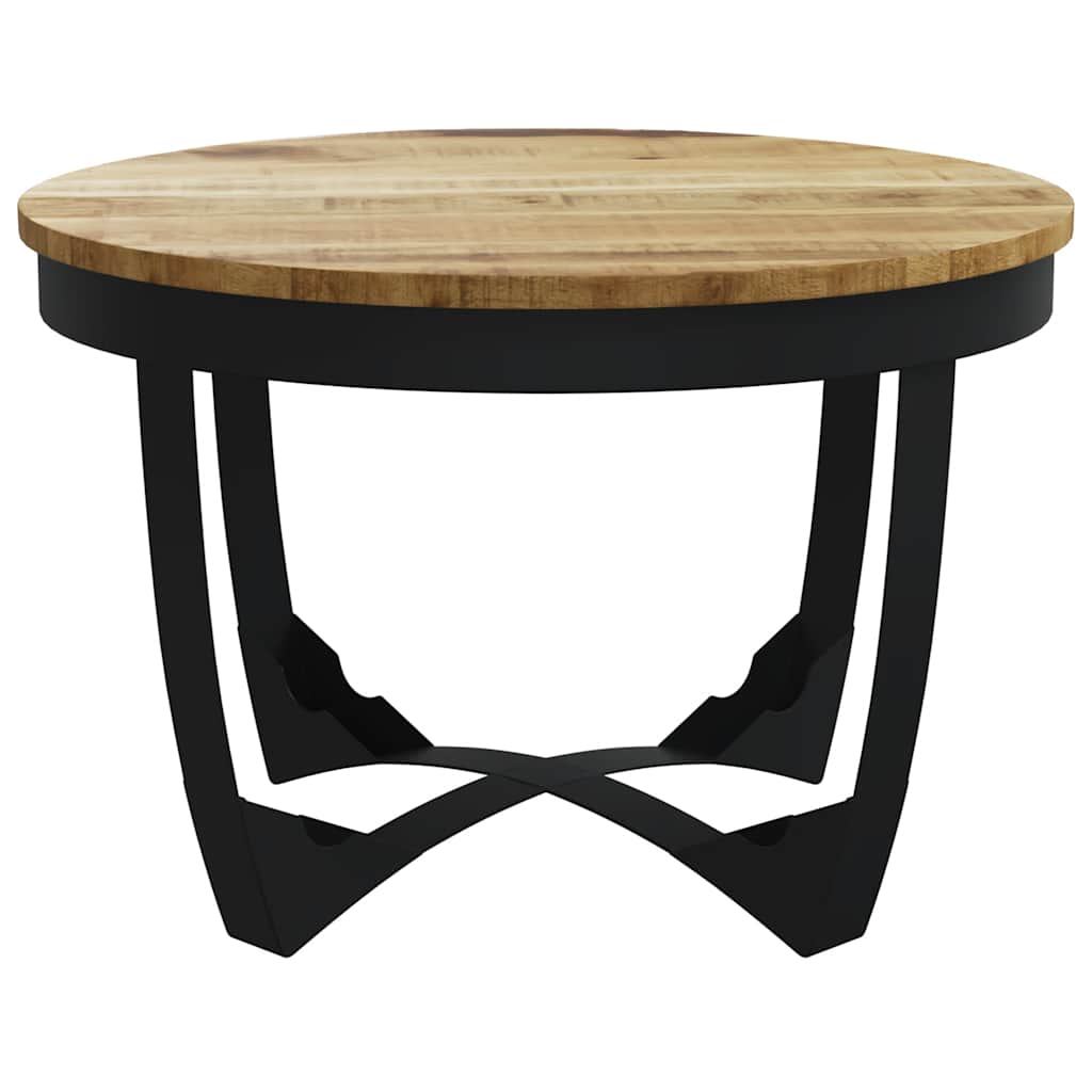 vidaXL Couchtisch Raues Massivholz Mango 60x40 cm