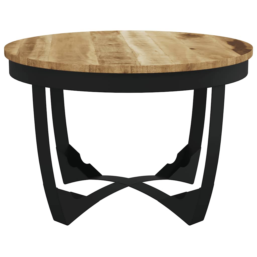 vidaXL Couchtisch Raues Massivholz Mango 60x40 cm