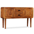 vidaXL Sideboard Massivholz mit Honigfarbenem Finish 120x30x75 cm