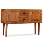 vidaXL Sideboard Massivholz mit Honigfarbenem Finish 120x30x75 cm