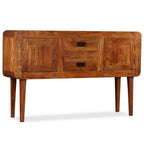 vidaXL Sideboard Massivholz mit Honigfarbenem Finish 120x30x75 cm