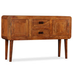 vidaXL Sideboard Massivholz mit Honigfarbenem Finish 120x30x75 cm
