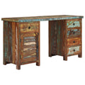 vidaXL Schreibtisch Altholz Massiv 140x50x77 cm