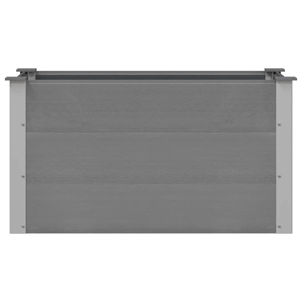 vidaXL Garten-Hochbeet WPC 100 x 50 x 54 cm Grau
