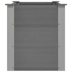 vidaXL Garten-Hochbeet WPC 100 x 50 x 54 cm Grau